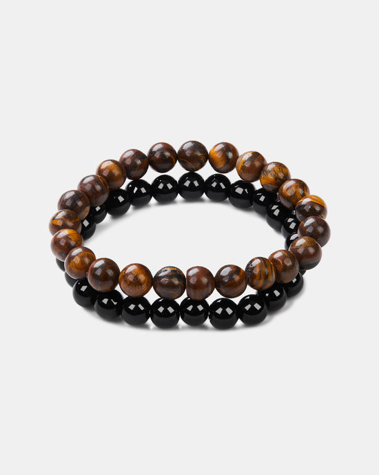 Element Natural Stone Bracelet Set