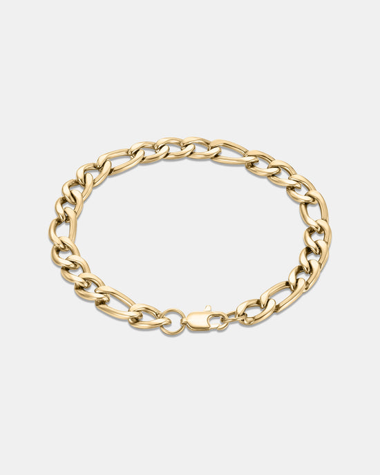 Token Figaro Chain Bracelet